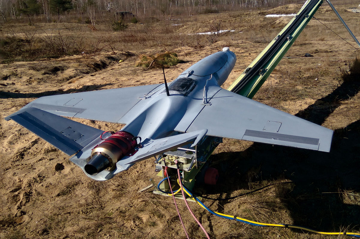 Беспилотная мишень «R-50» с турбореактивным двигателем
