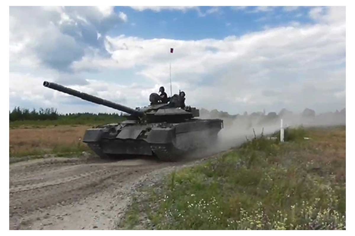 модернизированный танк Т-72Б