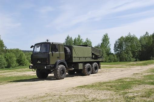 опытный образец боевой машины БМ-21Б